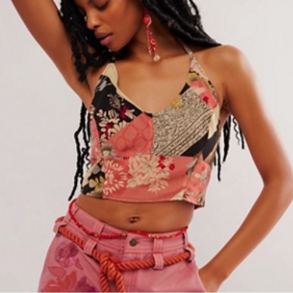 Free People Rae Halter Top